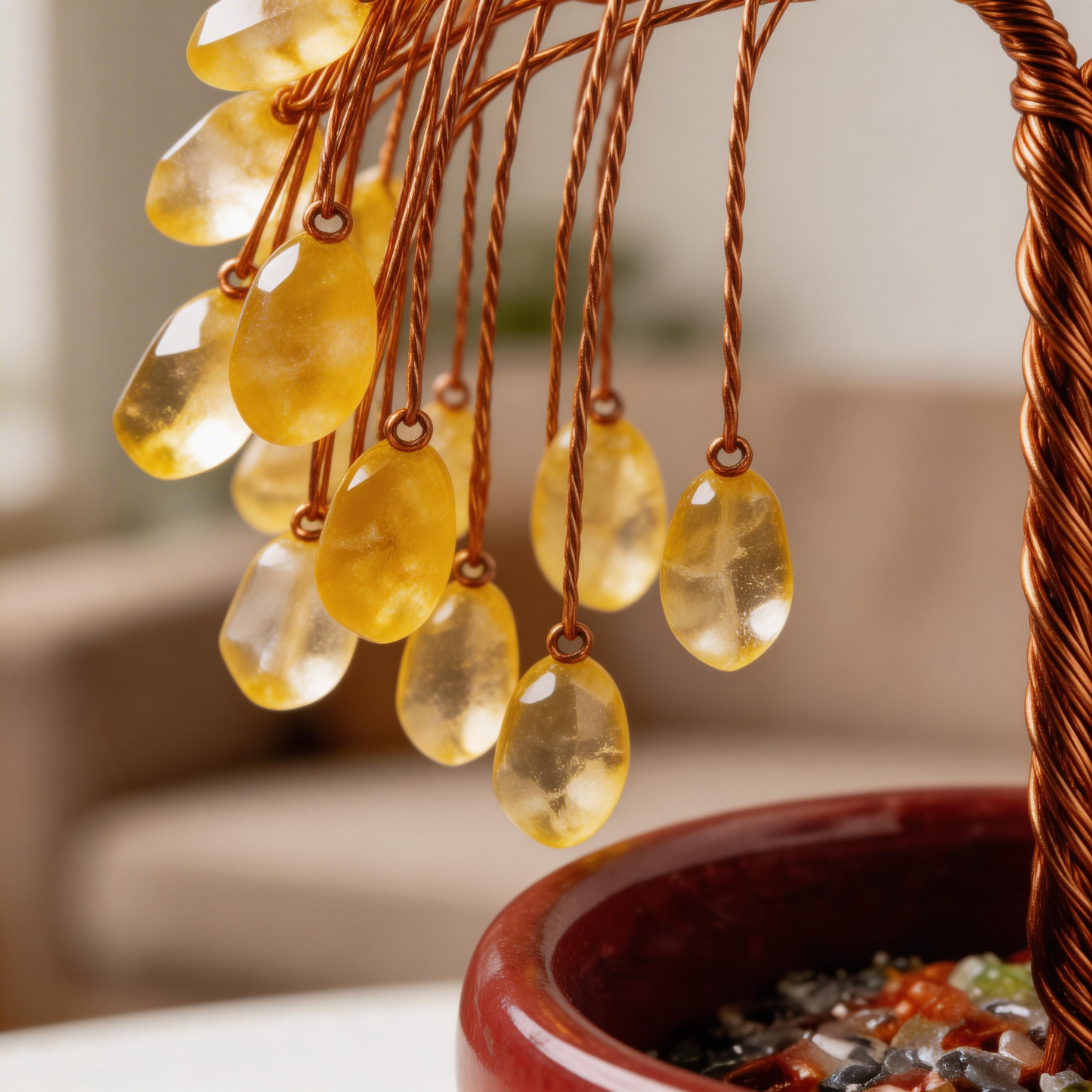 ✨ “Handmade Crystal Tree Vase” – Each One a Life Sculpted by Artisan Hands | Natural Crystals × Antique Bronze Branches × Terracotta Base | Fully Handcrafted, One-of-a-Kind 🌍💎🌿