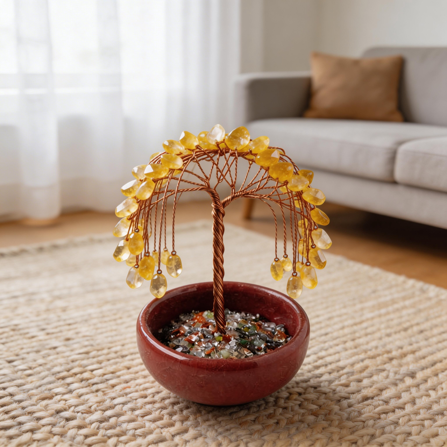 ✨ “Handmade Crystal Tree Vase” – Each One a Life Sculpted by Artisan Hands | Natural Crystals × Antique Bronze Branches × Terracotta Base | Fully Handcrafted, One-of-a-Kind 🌍💎🌿