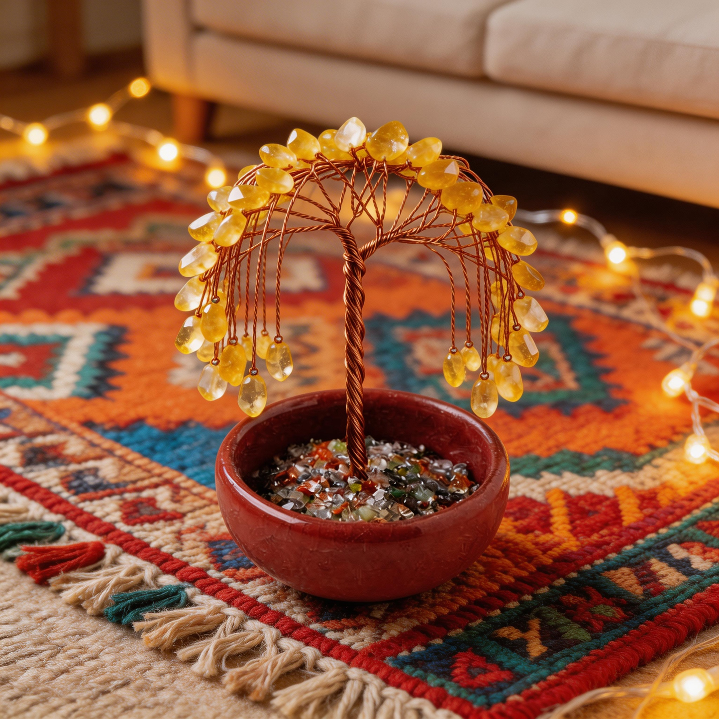 ✨ “Handmade Crystal Tree Vase” – Each One a Life Sculpted by Artisan Hands | Natural Crystals × Antique Bronze Branches × Terracotta Base | Fully Handcrafted, One-of-a-Kind 🌍💎🌿